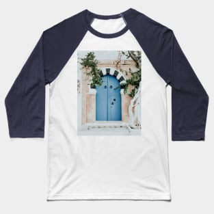 Blue Arabic style door Baseball T-Shirt